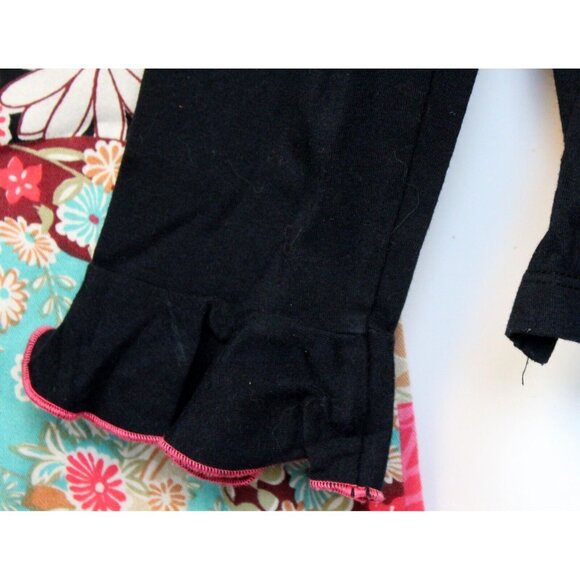 CottonTail Originals 2pc Outfit Shirt Pants Asian Inspired Print Flower 6x Fall - Picture 4 of 13